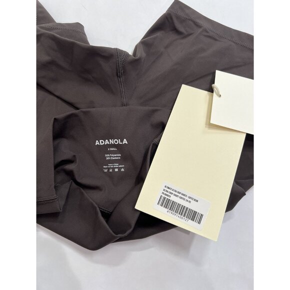 Adanola Ultimate Ultra Crop Short in Coffee Bean - Picture 5 of 5